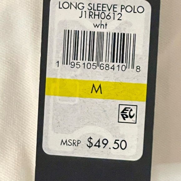 Tommy Hilfiger White Long Sleeve Polo - Picture 4 of 6